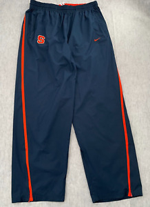 Syracuse Orange Pants Adult Extra Large Blue Nike Basketball Ankle Zip Mens XL