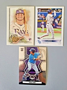 Josh Lowe ROOKIE CARD lot - Tampa Bay Rays - Picture 1 of 2