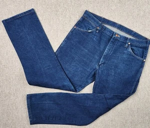 Wrangler 13MWZ Men's Cotton Denim Blue Jeans 38x32 (37x31) Cowboy Western - Picture 1 of 11