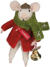 Primitives by Kathy Sammy Mouse Critter Series Ornament Holiday Christmas NEW