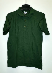 Neu Gildan Poloshirt Herren klein dunkelgrün Ultra Baumwolle Golf Kurzarm neu ohne Etikett - Bild 1 von 4