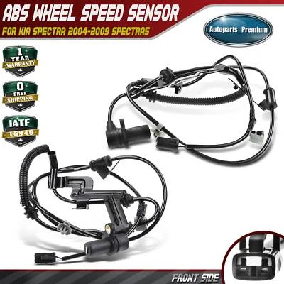 2Pcs Front ABS Wheel Speed Sensor for Kia Spectra 2004-2009 Spectra5 2005-2009 - Image 1 of 4
