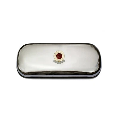 KNIGHT West Ham United Football Club Polished Chrome Glasses Case