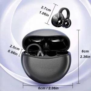 Ultra Open Earbuds Wireless Bluetooth Open Ear Wireless black USA - Picture 1 of 9