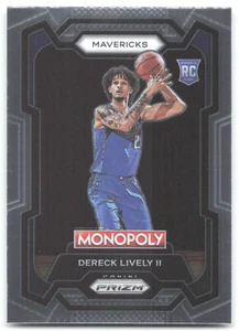 2023-24 Panini Prizm Monopoly #24 Dereck Lively II RC - Imagen 1 de 2