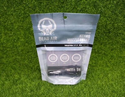 DEAD AIR SILENCERS Dead Air Keymo Muzzle Brake Suppressor Mount 5/8-24 Pitch, 7.62 Bore - DA102