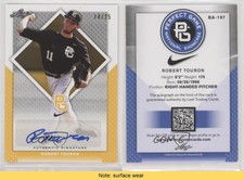 2016 Leaf Perfect Game National Showcase Yellow /25 Robert Touron #BA-197 Auto