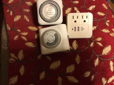 DEFIANT TEMPORIZADOR DE ALTA RESISTENCIA Cargador USB y 2 salidas ☼ Temporizador Interático (Los 3�) Foto 1 de 4