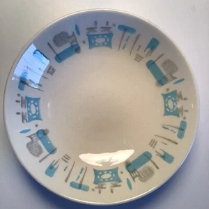 Vintage Royal China Blue Heaven Small Atomic Trinket Bowl - Picture 1 of 2