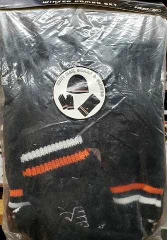 NHL Flyers 3pc Set Knit Hat, Gloves And Scarf Cover