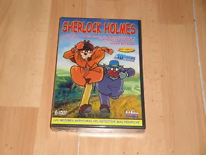 SHERLOCK HOLMES SERIE COMPLETA EN ANIME DVD CON 6 DISCOS NUEVA PRECINTADA - Imagen 1 de 2