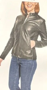 Kenneth Cole New York Women's Leather Jacket - Picture 1 of 29