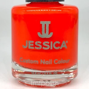 Brand New Jessica Custom Nail Colour Polish - Confident Coral - Full Size - Picture 1 of 3