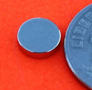 100 Strong Grade N42 1/4x1/16 Inch Rare Earth Neodymium Craft Magnet - Picture 1 of 3