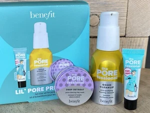 Benefit Cosmetic Travel 3 Set Porefessional Primer Foaming Cleanser & Clay Mask - Picture 1 of 5