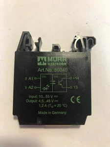 Murr Elektronik Art No: 50040 Germany Opto-Coupler Module #10418 - Picture 1 of 6