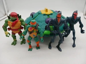 2018 Rise of the Teenage Mutant Ninja Turtles LOT Origami Ninja Mike Raph Tank - Picture 1 of 14