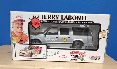 1995 Terry Labonte 1:25 Scale Official Chevrolet Suburban Truck Bank - Silver - Image 1 of 4