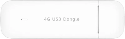 HUAWEI Zowee 4G LTE USB Dongle CAT4 150 Mbps Download Plug Play Weiß - Immagine 1 di 4
