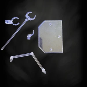 Mafex Spider-Man 185 - Solo supporto/base per figure in acrilico - trasparente - Foto 1 di 10