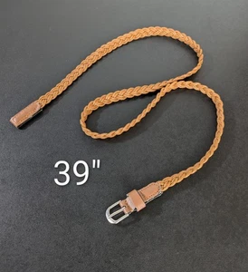 Vintage Woven Wax Rope Pin Buckle Women's Belt Casual Versatile Dress Decorative - Bild 1 von 4
