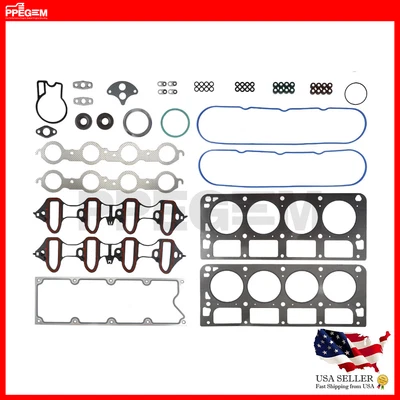 For 1999-2001 Chevrolet Silverado 1500 8 Cyl 4.8L 5.3L Engine Head Gasket Set Foto 1 de 4