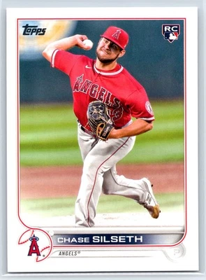 2022 Topps Update Chase Silseth Rookie Los Angeles Angels RC #US192 - Image 1 of 2