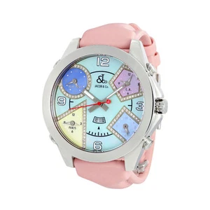 Jacob&Co. Five Time Zone Multi-Color Mother of Pearl Diamond Ladies Watch JC42DA - Picture 1 of 7