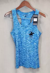 Tank Top Racerback Womens Small Beverly Hills Polo Club Athletic Sleeveless A30 - Picture 1 of 6