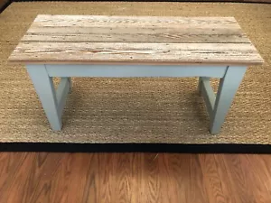 Handmade Wood Bench Cottage Boho Entry - Picture 1 of 10