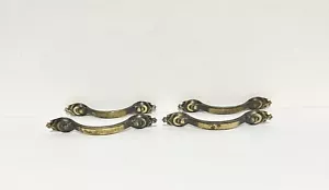 Set Of 4 AMEROCK HANDLE, PULL, 735-1 VINTAGE CABINET - Picture 1 of 5