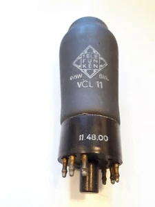 VCL11 TELEFUNKEN Radioröhre für DKE38, DKE1938, neuwertig Top - Bild 1 von 4