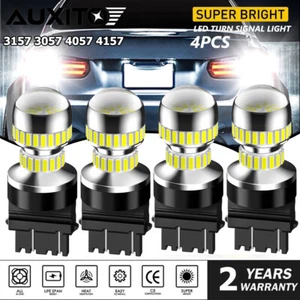 AUXITO 3157 3156 3057 4157 LED Reverse Brake Turn Signal Light Bulb 6000K White - Bild 1 von 10