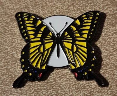 Tiger Swallowtail Butterfly Geocoin Trackable & Activated! Free Shipping! - Image 1 of 2