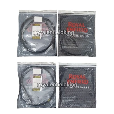 Genuine Royal Enfield Hunter 350 Clutch Cable & Throttle Cable Assembly - image 1 of 2