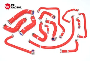 Silicone Coolant & Radiator Hoses For Mazda Mx5 MK1 1.8 NA Miata 94-98 RED++ - Picture 1 of 6