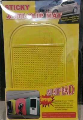 Almohadilla adhesiva antideslizante de silicona transparente para tablero de instrumentos de automóvil alfombrilla antideslizante soporte para teléfono GPS Foto 1 de 4