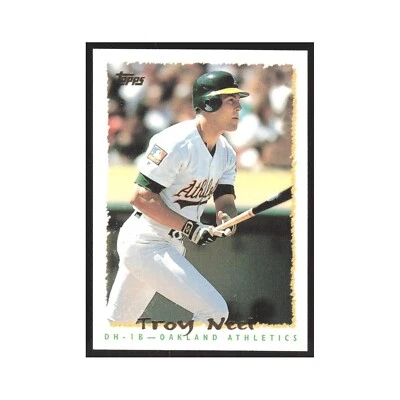 1995 Topps Troy Neel Athletics #157 - Image 1 of 3