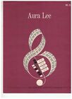 Hammond Organ ~ Aura Lee ~ Sheet Music ~ 1966