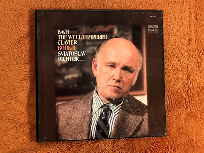 BACH Well-Tempered Clavier Book 2 Richter 3 LP box set src4120 melodiya w/book i - Image 1 of 4