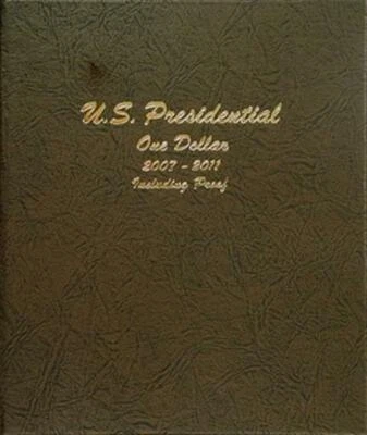 Álbum Dansco 8184 para dólares presidenciales de Estados Unidos con pruebas 2007-2011 envío gratuito Foto 1 de 4