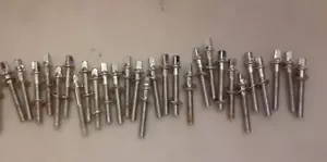 lot of 28x Tension Rods, ~1-1/2" lg under head, larger 1/4-28, some rust - Picture 1 of 3