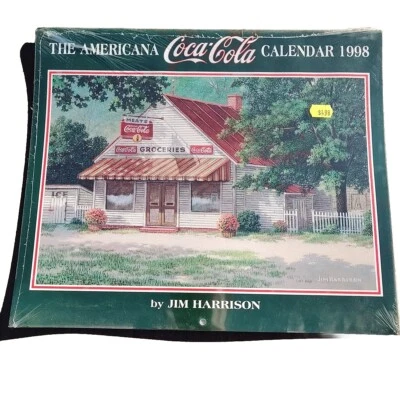 Запечатанный американский календарь Coca Cola 1998 хорош для 2026 - Изображение 1 из 4