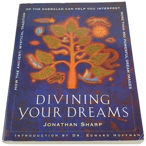 Vtg Divining Your Dreams Kabbalah by Jonathan Sharp Religion USA 2002 Lge PB Vg - Picture 1 of 9