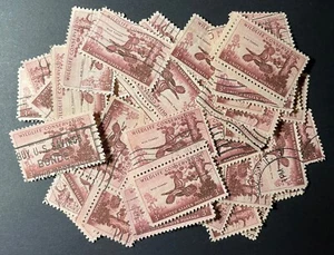 50 stamps for Art or Crafting - 3 cents Wild Turkey Conservation - U.S. #1077 - Picture 1 of 2