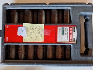 Craftsman 9-15886 12pc 1/2" Drive Deep Impact SAE Socket Set preowned loc1986 - Picture 1 of 3