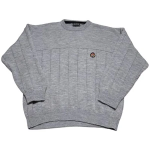 Sweater Graphix Gray Crest Emblem Sweater Adult 2XL - Picture 1 of 5