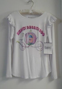 Disney Bibbidi Bobbidi Boo T Shirt Long Sleeved White Size Girls 14 NWT - Picture 1 of 6