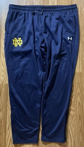 Notre Dame Football Team Issued Under Armour Pants Size 3XL Cover