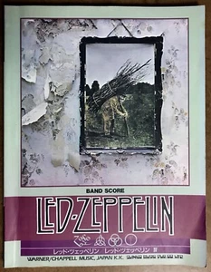 Led Zeppelin IV 4 Japan Band Score Book Guitar Tab - Picture 1 of 3